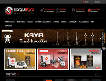 Tablet Screenshot of narguistore.fr